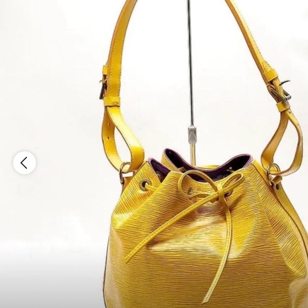 Yellow Bucket Louis Vuitton Bag/ free gift w purchase